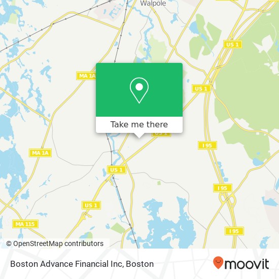 Boston Advance Financial Inc map