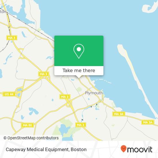 Mapa de Capeway Medical Equipment