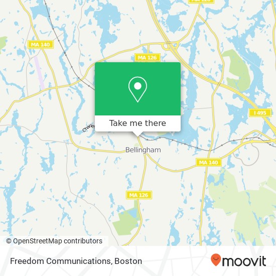 Freedom Communications map