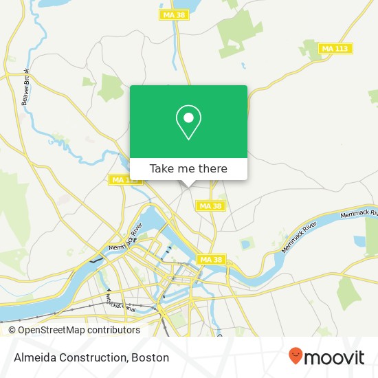 Almeida Construction map