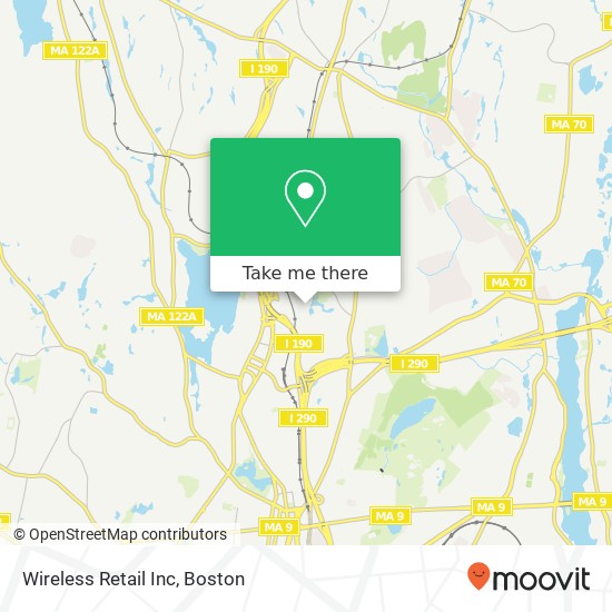 Wireless Retail Inc map