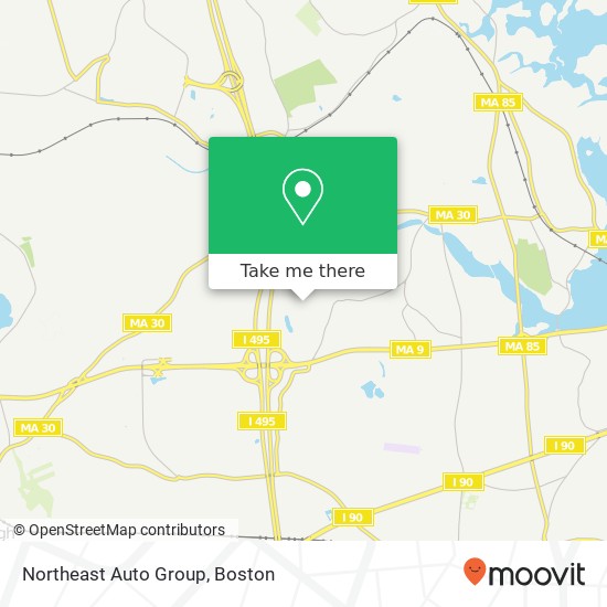 Northeast Auto Group map