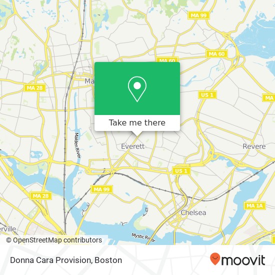 Donna Cara Provision map