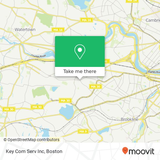 Key Com Serv Inc map