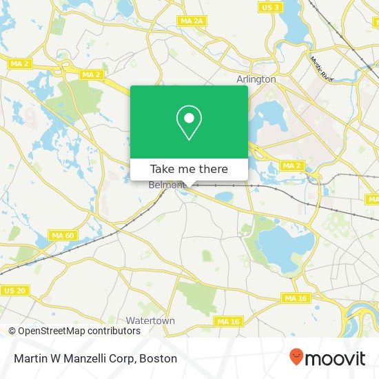 Mapa de Martin W Manzelli Corp