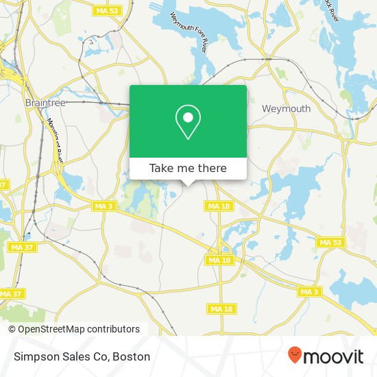 Mapa de Simpson Sales Co