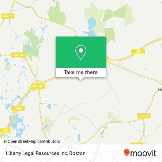 Mapa de Liberty Legal Resources Inc