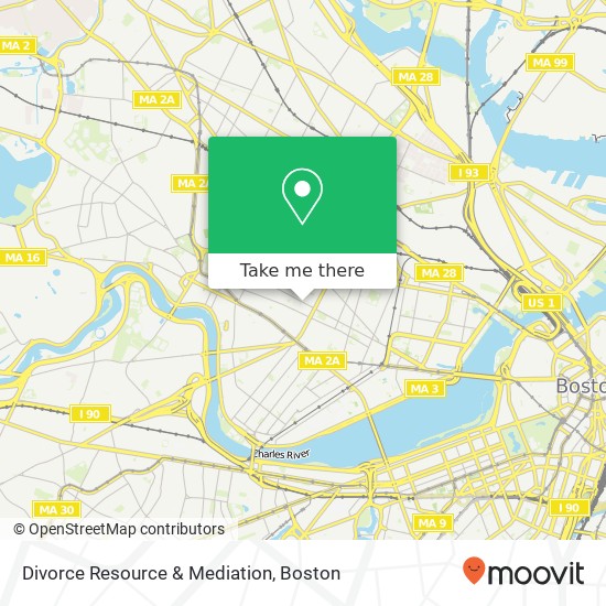 Divorce Resource & Mediation map