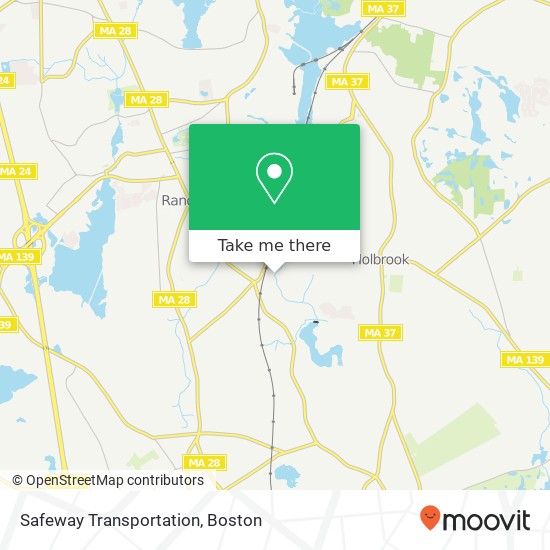 Safeway Transportation map