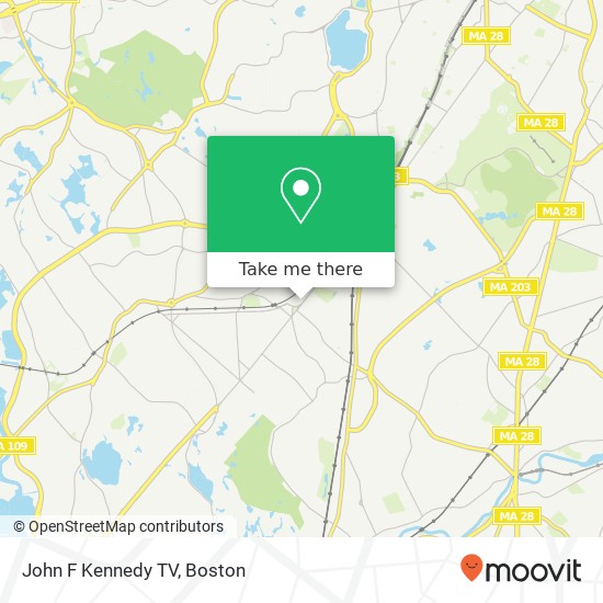 Mapa de John F Kennedy TV