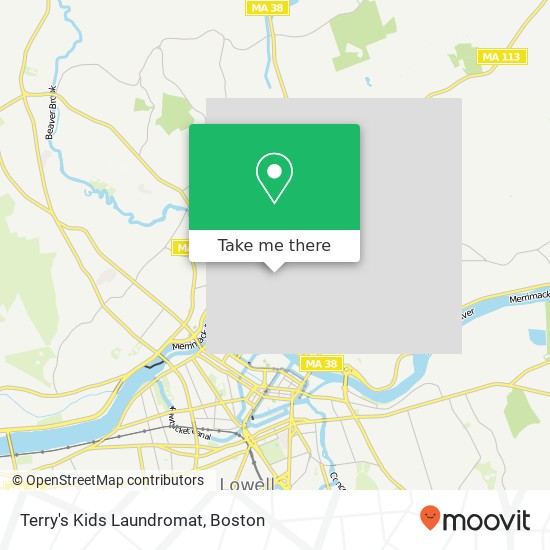 Terry's Kids Laundromat map