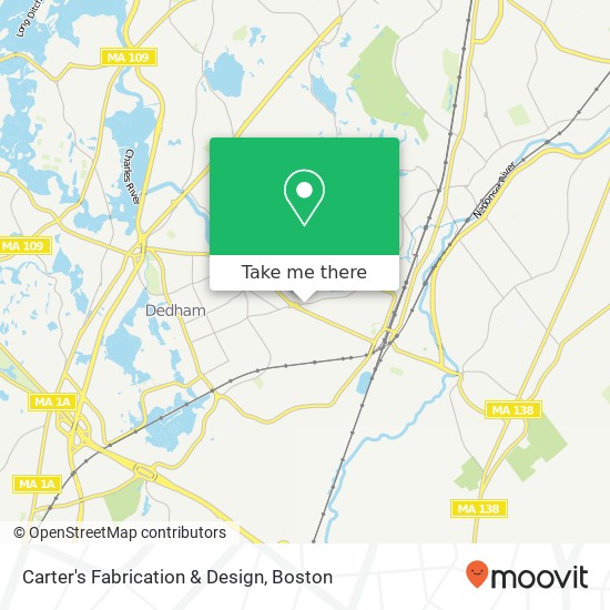 Mapa de Carter's Fabrication & Design