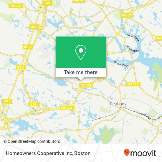 Homeowners Cooperative Inc map