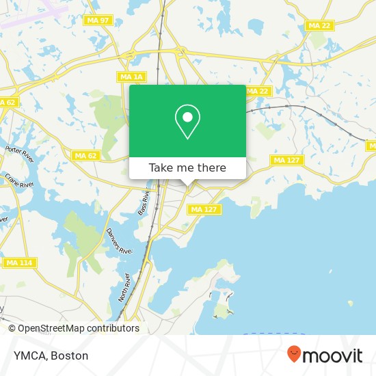 YMCA map