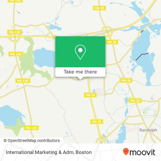 International Marketing & Adm map