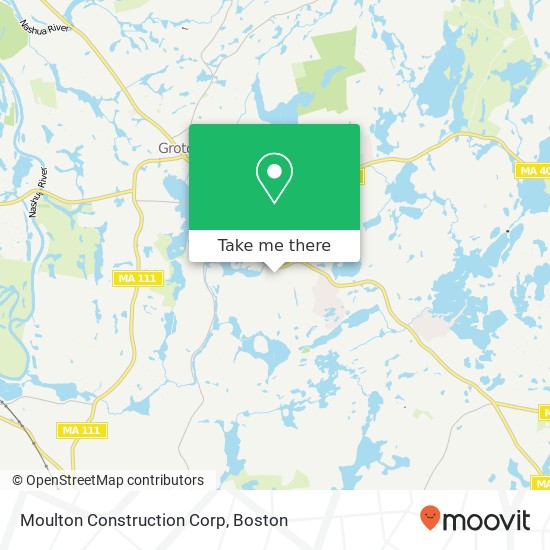 Moulton Construction Corp map