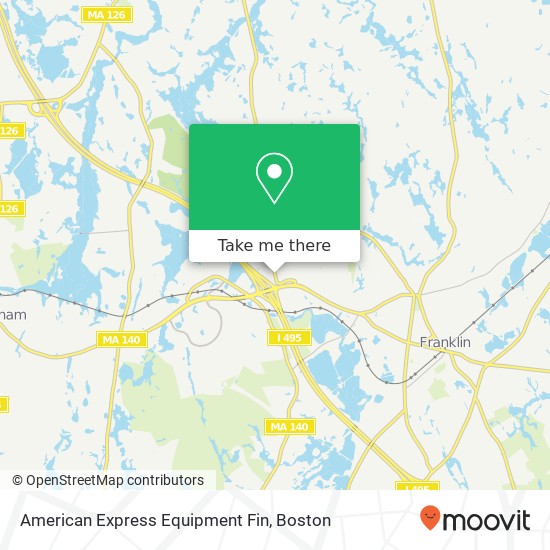 Mapa de American Express Equipment Fin