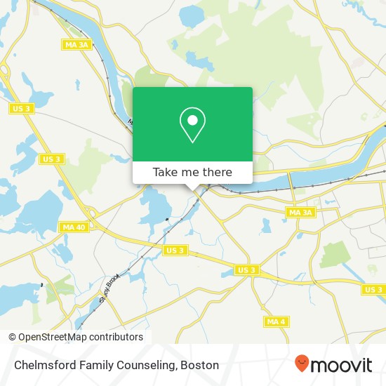 Mapa de Chelmsford Family Counseling