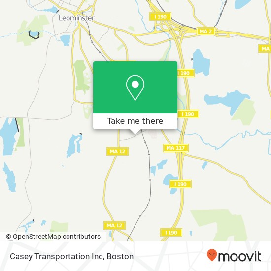 Casey Transportation Inc map