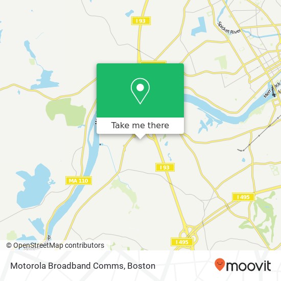 Motorola Broadband Comms map