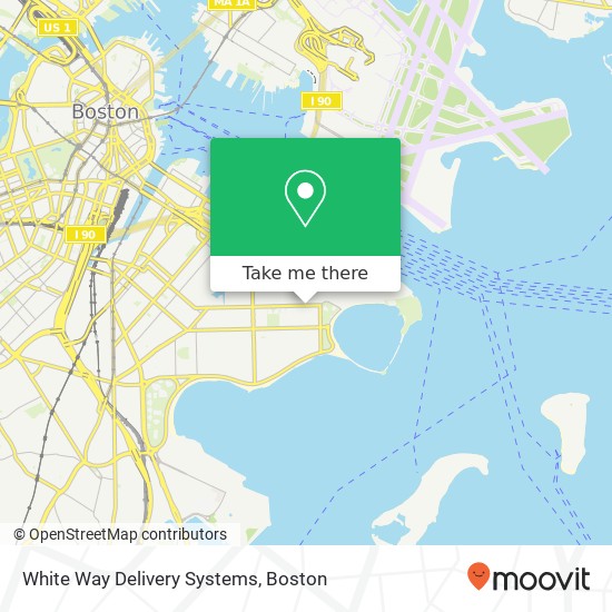 Mapa de White Way Delivery Systems