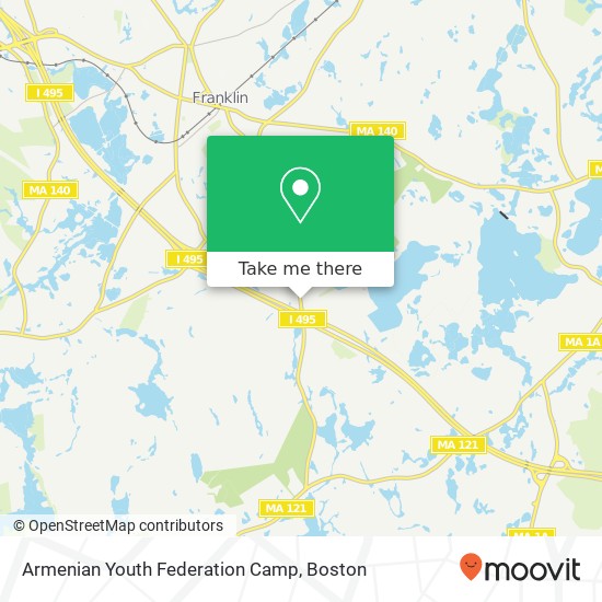 Mapa de Armenian Youth Federation Camp