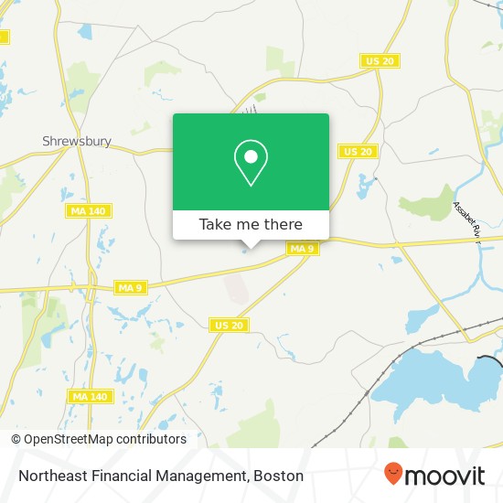 Mapa de Northeast Financial Management