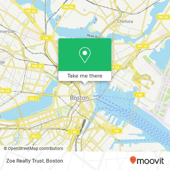 Mapa de Zoe Realty Trust