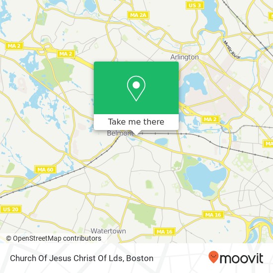 Mapa de Church Of Jesus Christ Of Lds