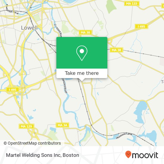 Martel Welding Sons Inc map