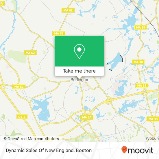 Mapa de Dynamic Sales Of New England