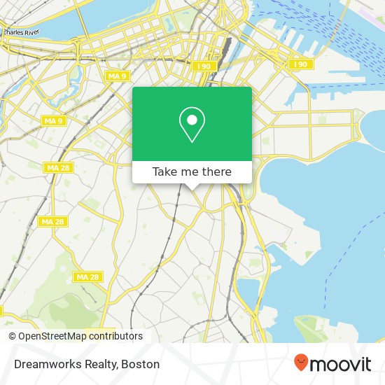 Mapa de Dreamworks Realty