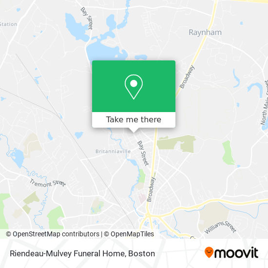Riendeau-Mulvey Funeral Home map