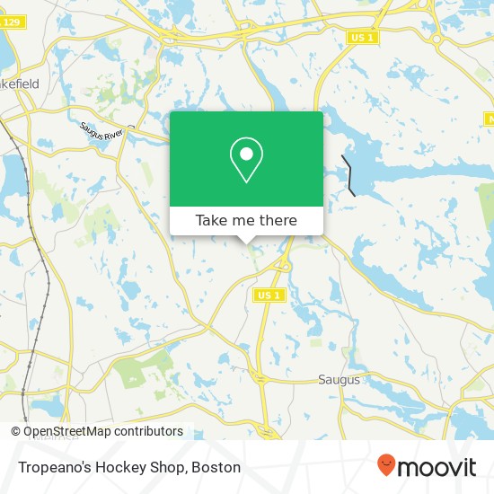 Mapa de Tropeano's Hockey Shop