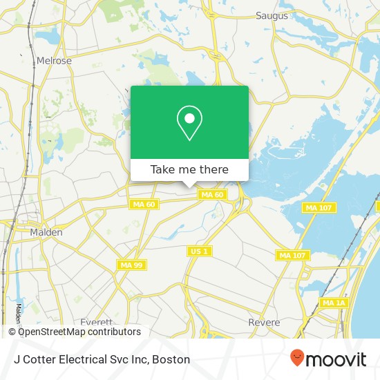 J Cotter Electrical Svc Inc map