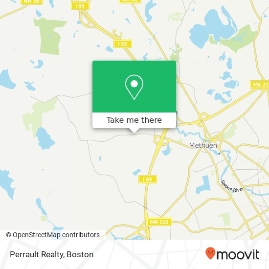 Perrault Realty map