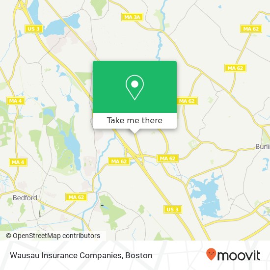 Mapa de Wausau Insurance Companies