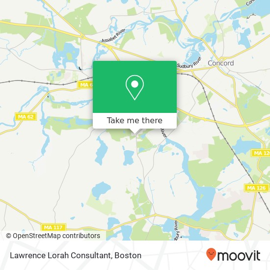 Lawrence Lorah Consultant map
