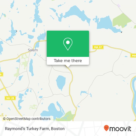 Mapa de Raymond's Turkey Farm