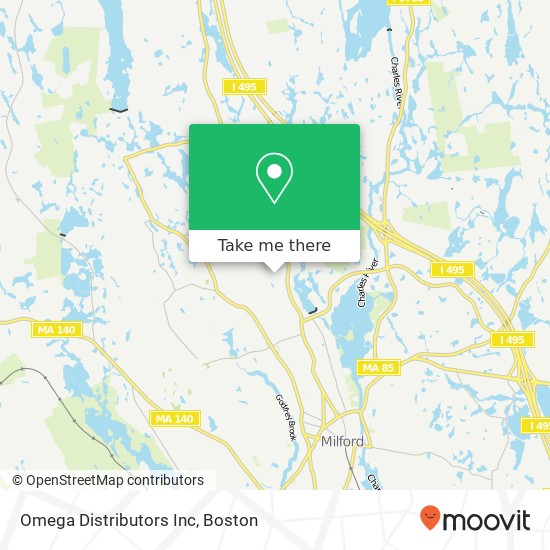 Omega Distributors Inc map