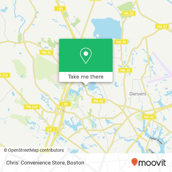 Mapa de Chris' Convenience Store