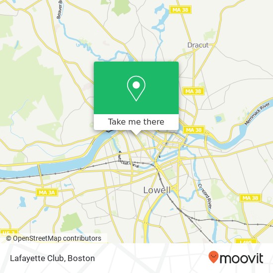 Mapa de Lafayette Club