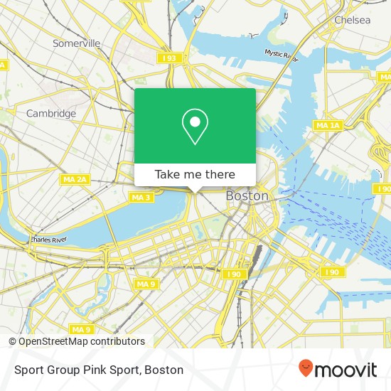 Mapa de Sport Group Pink Sport