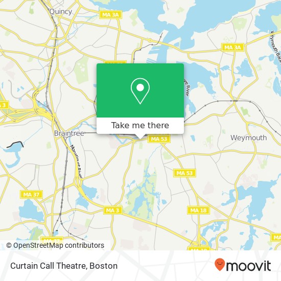 Curtain Call Theatre map