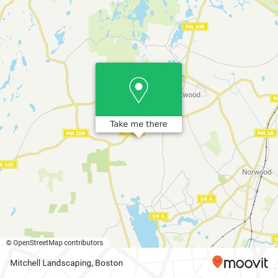 Mitchell Landscaping map