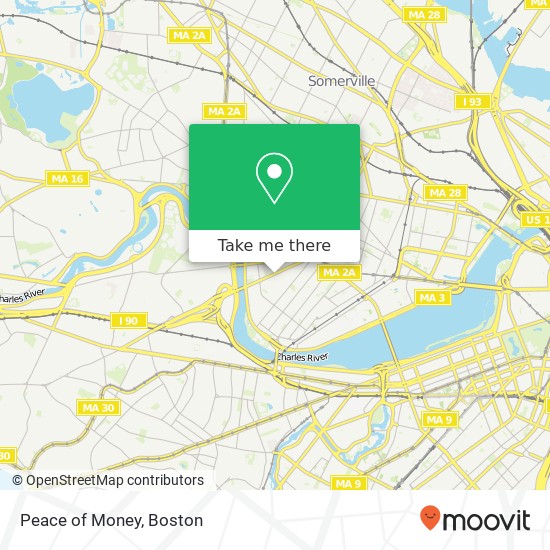 Peace of Money map