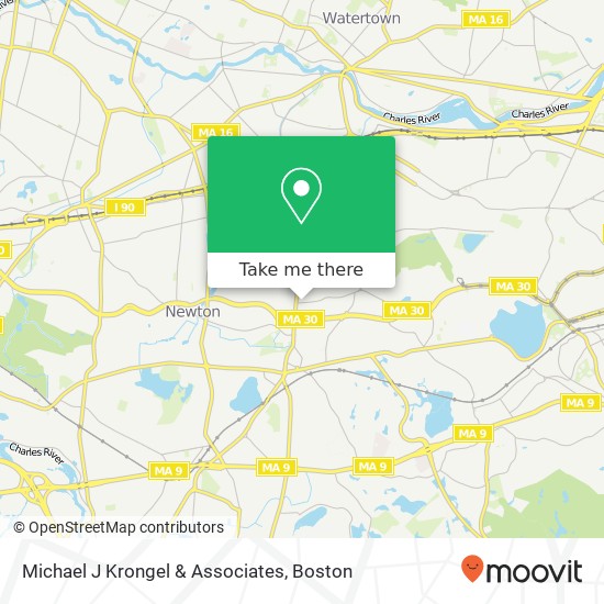 Michael J Krongel & Associates map