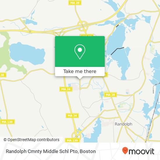 Randolph Cmnty Middle Schl Pto map