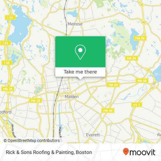 Rick & Sons Roofing & Painting map