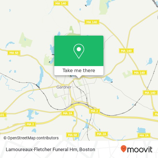 Mapa de Lamoureaux-Fletcher Funeral Hm